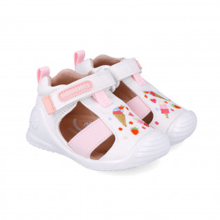 Canvas sandals for first...