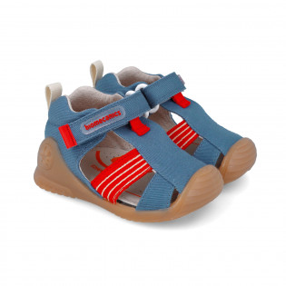 Canvas sandals for first...