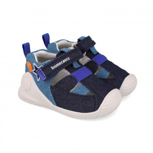Canvas sandals for first...