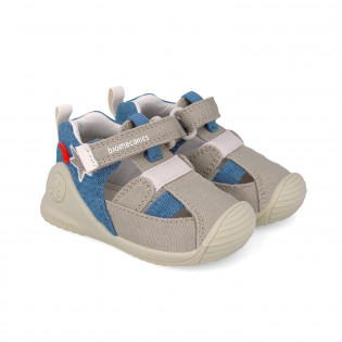 Canvas sandals for first...