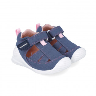 Canvas sandals for first...