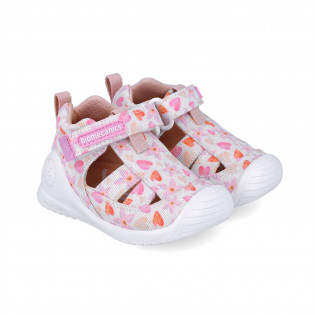 Canvas sandals for first...